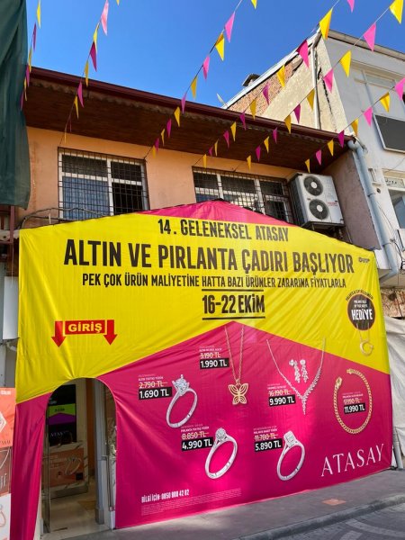 Geleneksel Atasay Altın ve Pırlanta Çadırı başladı
