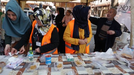 Filistin halkı için kermes düzenlendi 