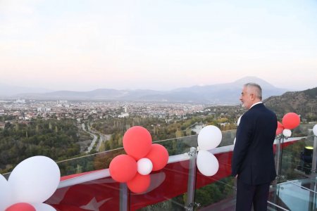 Isparta'da Cam Seyir Terası açıldı