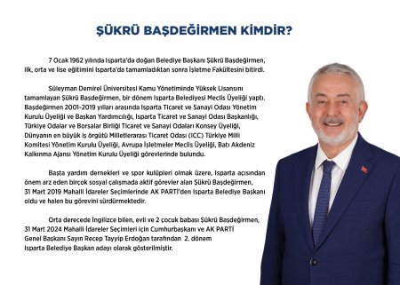 Isparta’nın bugününe değil yarınlarına yatırım yaptık