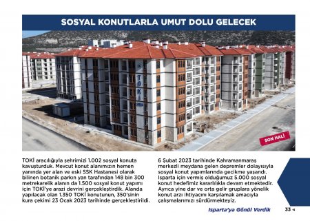 Isparta’nın bugününe değil yarınlarına yatırım yaptık