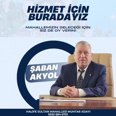Halife Sultan için buradayız