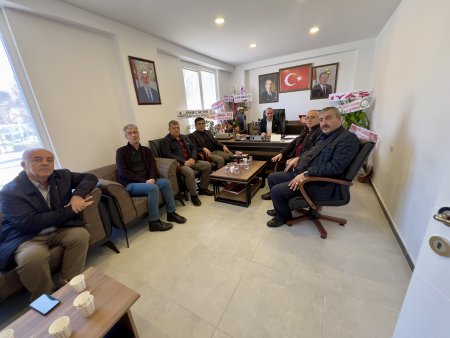 Özel Halk Otobüsleri Kooperatifi’nden Başkan Baş’a ziyaret