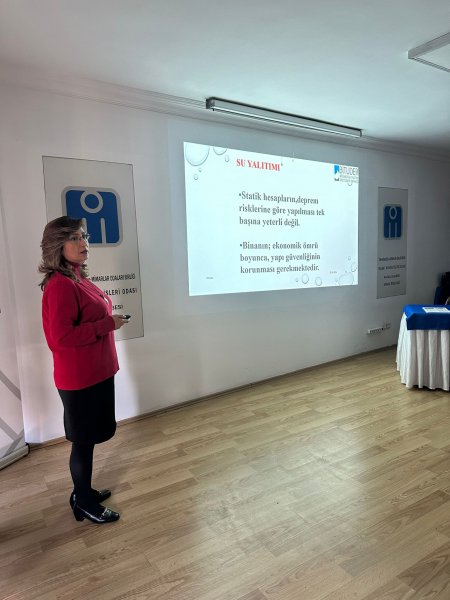 Binalarda su yalıtımı ve kalite denetimi semineri düzenlendi