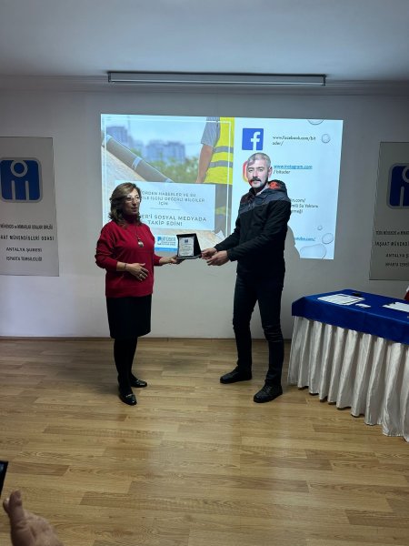 Binalarda su yalıtımı ve kalite denetimi semineri düzenlendi