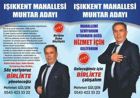 Mahallemdeki yaşam kalitesini artıracağım