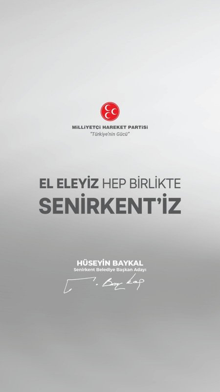 Yaşamımdaki tek sevdam Senirkent’i sevmek ve hizmet etmek olmuştur