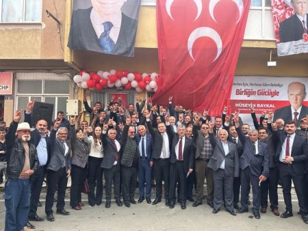 MHP Senirkent Adayı Baykal seçim ofisini açtı