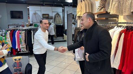 Dokur’dan esnaf ziyareti 