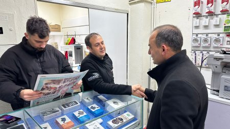 Dokur’dan esnaf ziyareti 