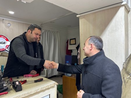 Dokur’dan esnaf ziyareti 