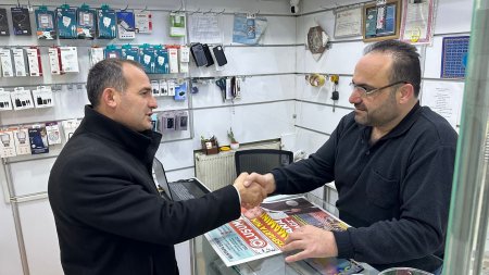 Dokur’dan esnaf ziyareti 