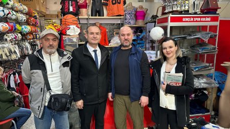 Bağımsız aday Mustafa Dokur Yeni Sanayi Sitesi esnafları ile buluştu