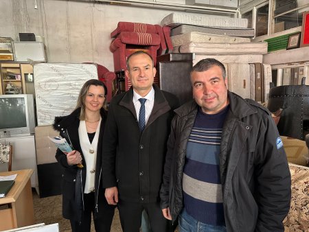Bağımsız aday Mustafa Dokur Yeni Sanayi Sitesi esnafları ile buluştu