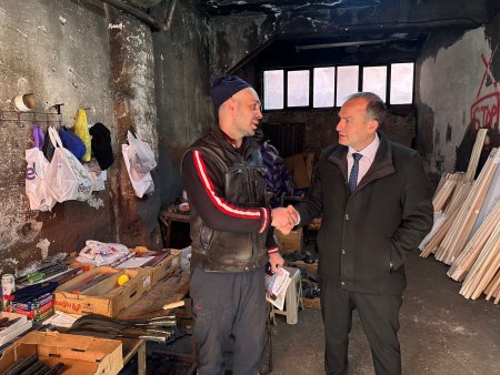 Bağımsız aday Mustafa Dokur Yeni Sanayi Sitesi esnafları ile buluştu