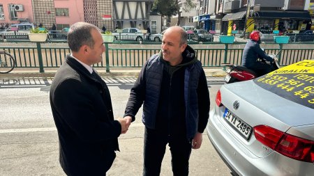 Bağımsız aday Mustafa Dokur Yeni Sanayi Sitesi esnafları ile buluştu