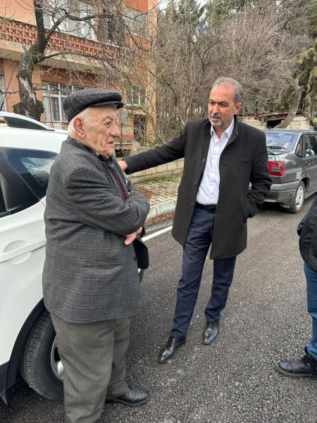 Başkan adayı Serdar Pehlivan vatandaşı tek tek ziyaret ediyor