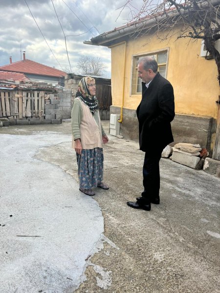 Başkan adayı Serdar Pehlivan vatandaşı tek tek ziyaret ediyor
