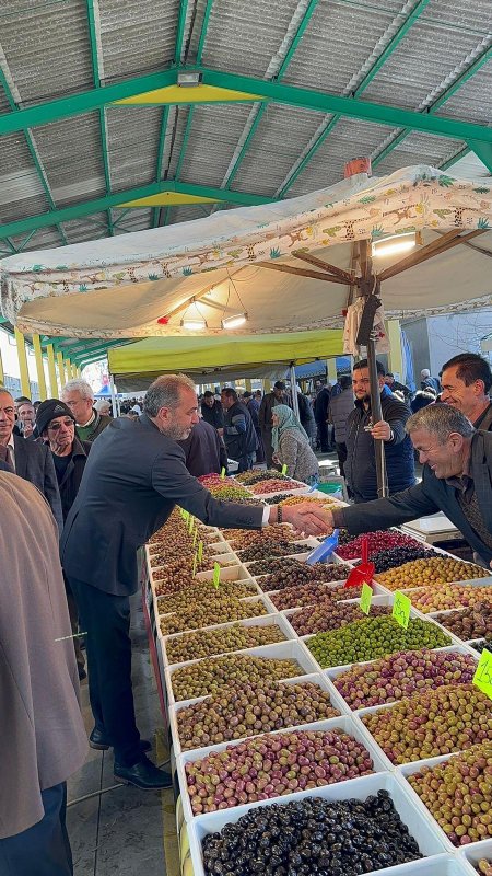 Başkan adayı Serdar Pehlivan vatandaşı tek tek ziyaret ediyor
