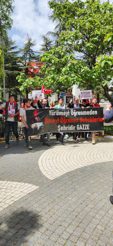 Gazze için yürüdüler
