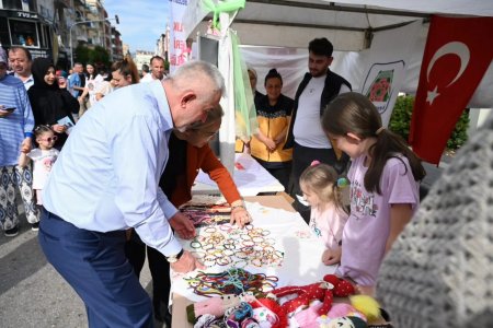 Başdeğirmen festivalin son günüde stantları gezdi