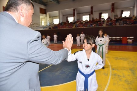 Eğirdir’de Taekwondoda kuşak terfi heyecanı