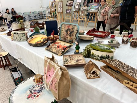 Dekoratif el sanatları sergisi, vatandaşın beğenisine sunuldu