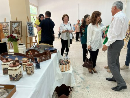 Dekoratif el sanatları sergisi, vatandaşın beğenisine sunuldu