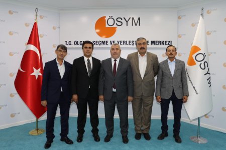 Başkan Faruk Daşdöner'den ÖSYM Başkanı Ersoy'a ziyaret