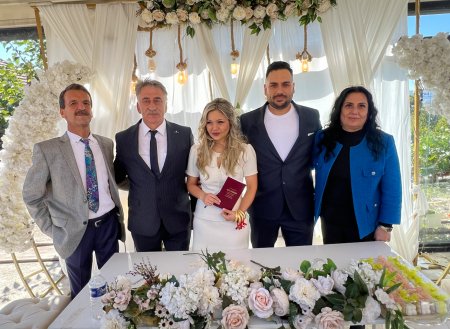 Kesmen ve Bülbül ailelerinin mutlu günü 