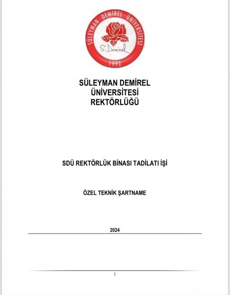 Senato odası ayağına rektör odası tadilatı