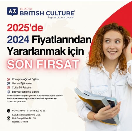 İngiliz Kültür Dil Okullarında kampanya