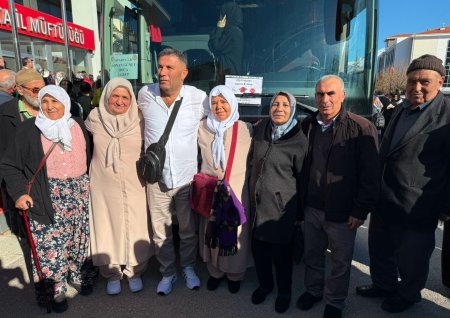 Isparta'da 270 umre yolcusu dualarla uğurlandı 