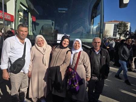 Isparta'da 270 umre yolcusu dualarla uğurlandı 