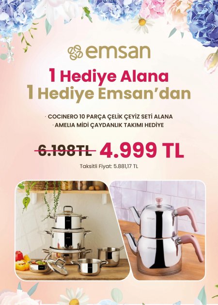Emsan'da Anneler Gününe özel indirimler
