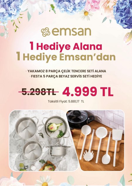 Emsan'da Anneler Gününe özel indirimler