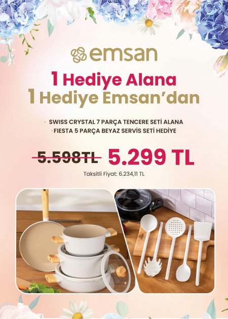 Emsan'da Anneler Gününe özel indirimler