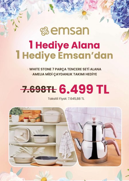 Emsan'da Anneler Gününe özel indirimler