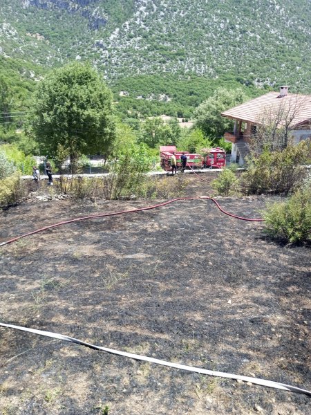 Isparta’da korkutan yangın