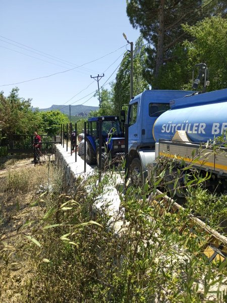 Isparta’da korkutan yangın