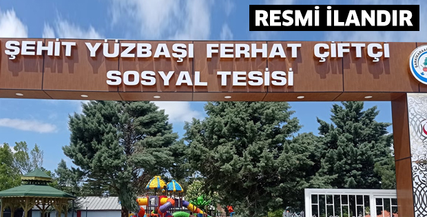 ŞARKİKARAAĞAÇ BELEDİYE BAŞKANLI’ĞINDAN
