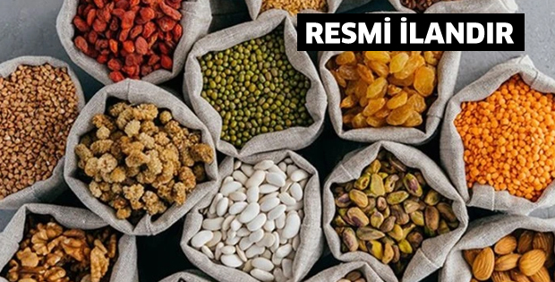 GIDA ÜRÜNLERİ SATIN ALINACAKTIR