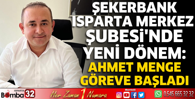  Ahmet Menge göreve başladı