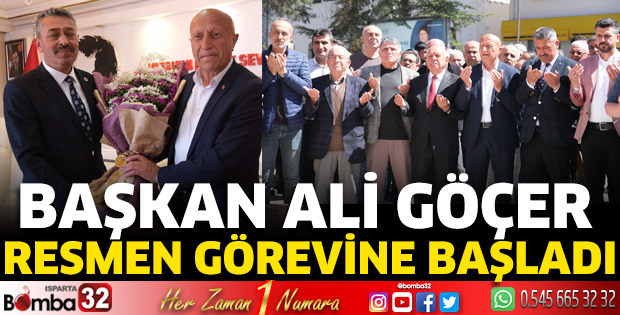  Ali Göçer, resmen görevine başladı