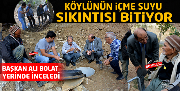  BAŞKAN BOLAT YERİNDE İNCELEDİ