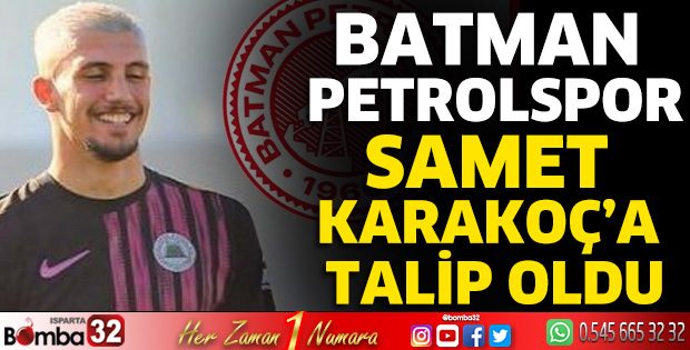  Batman Petrolspor Karakoç'a talip