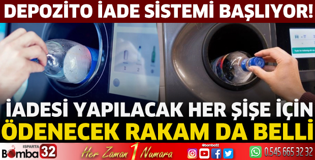  Depozito İade Sistemi başlıyor! 