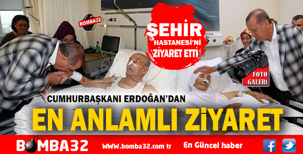  ERDOĞAN ISPARTA ŞEHİR HASTANESİ'Nİ ZİYARET ETTİ