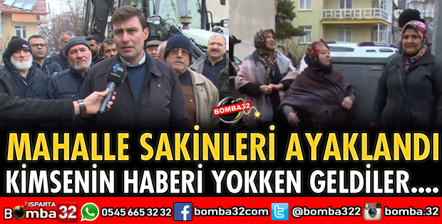  MAHALLE HALKINI AYAĞA KALDIRAN OLAY