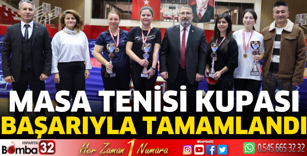  Masa Tenisi Kupası başarıyla tamamlandı